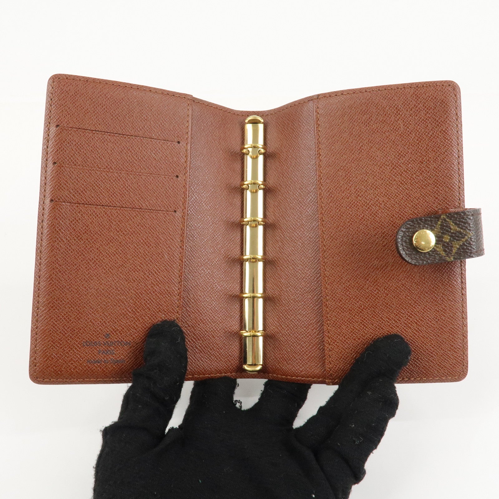 Louis Vuitton Monogram Agenda PM Planner Cover Brown R20005 Used