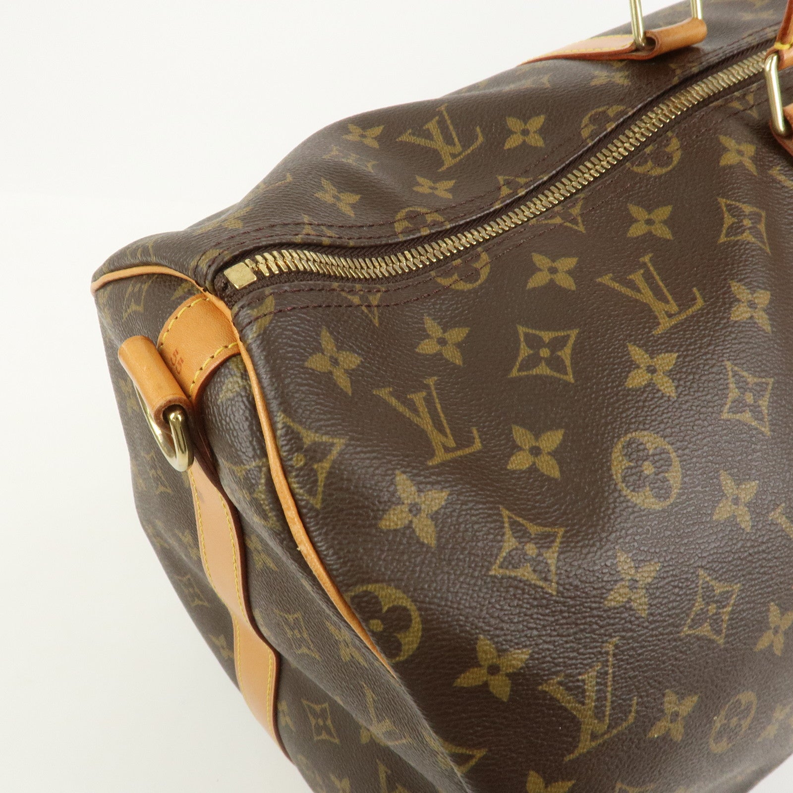 Louis Vuitton Monogram Keep All Bandouliere 55 Boston Bag M41414