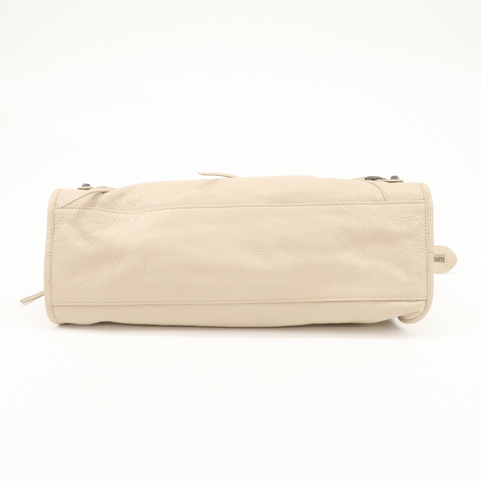 BALENCIAGA Classic City Leather 2Way Bag Shoulder Bag Beige 505550 Used