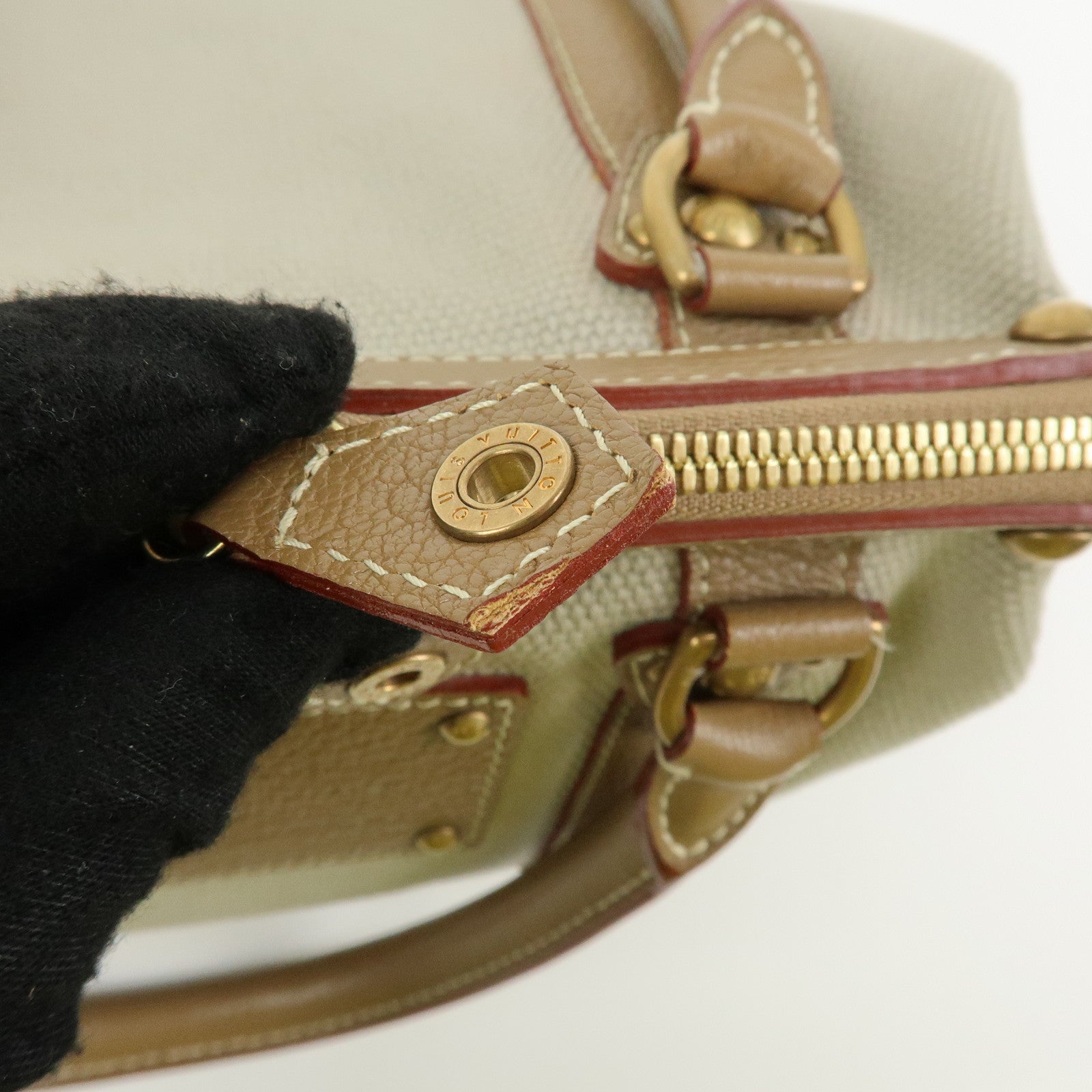 Louis Vuitton Toile Trianon Sac de Nuit MM Canvas Hand Bag M48826