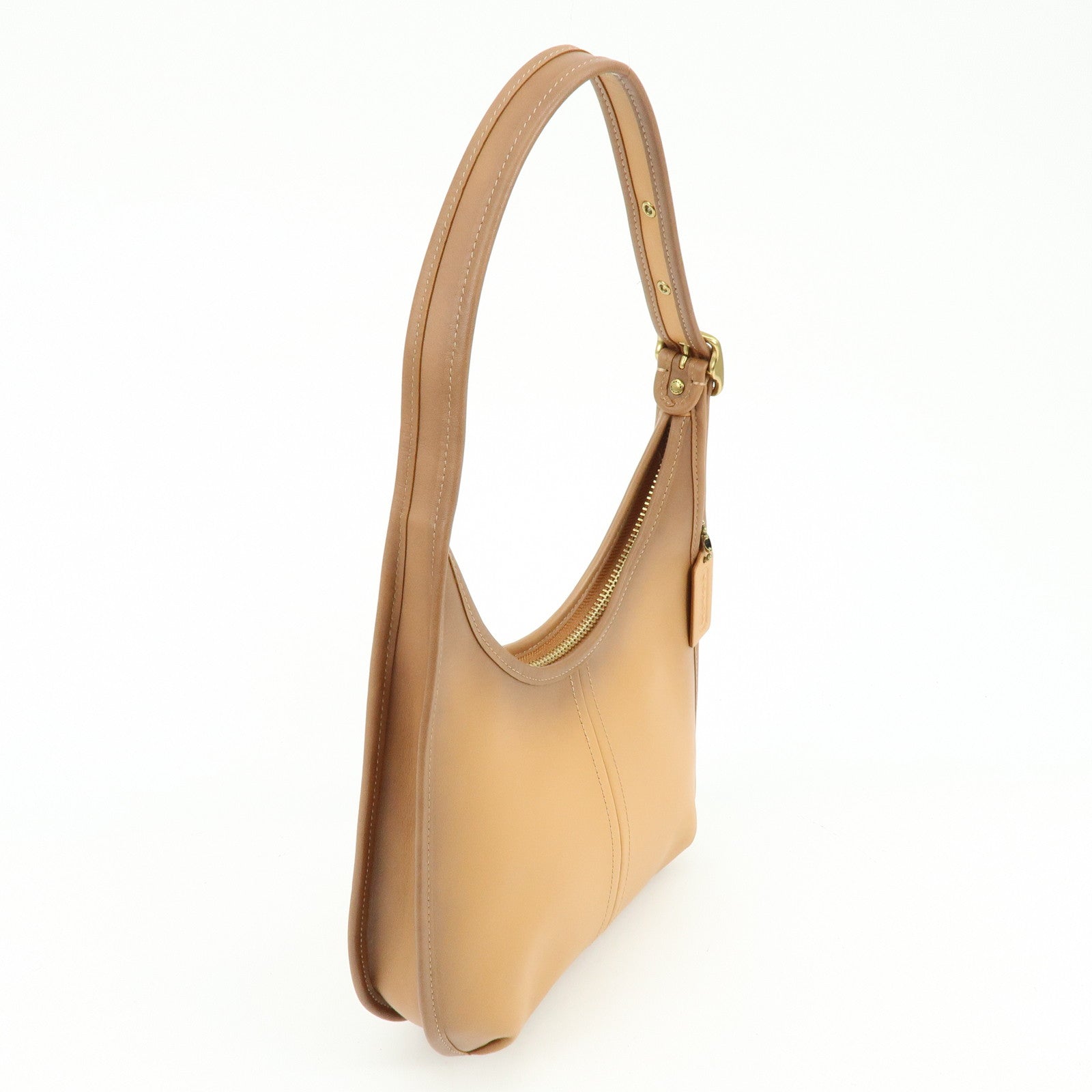COACH Ergo Leather Shoulder Bag Hand Bag Brown Gradation