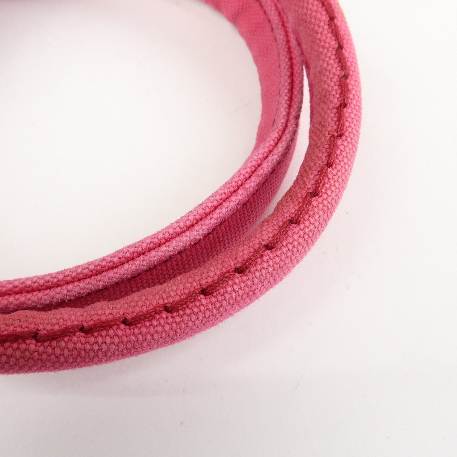 PRADA Triangle Logo Canapa Mini 2Way Hand Shoulder Bag Pink B2439G