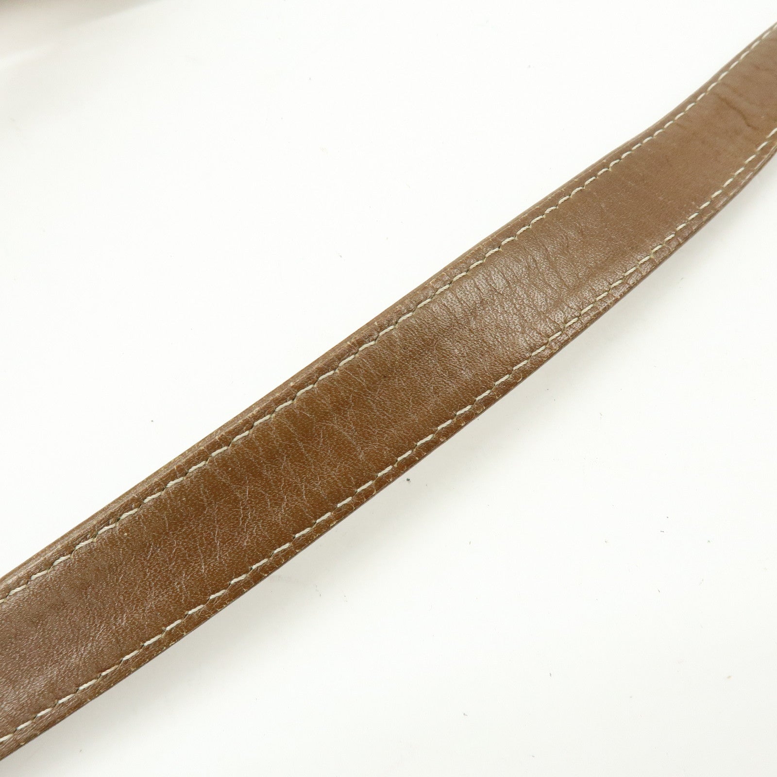 LOEWE Anagram Leather Shoulder Bag Crossbody Bag Brown