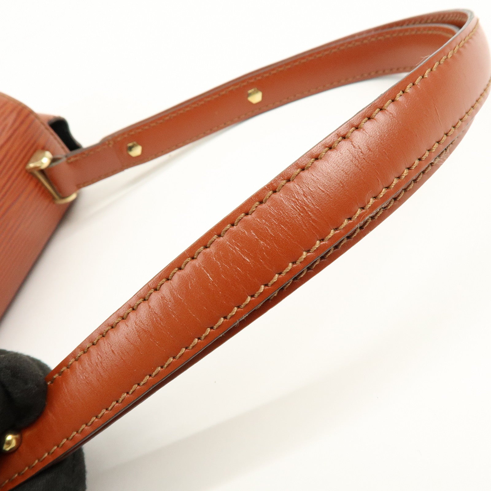 Louis Vuitton Epi Tilsit Shoulder Bag Hand Bag Kenya Brown M52483