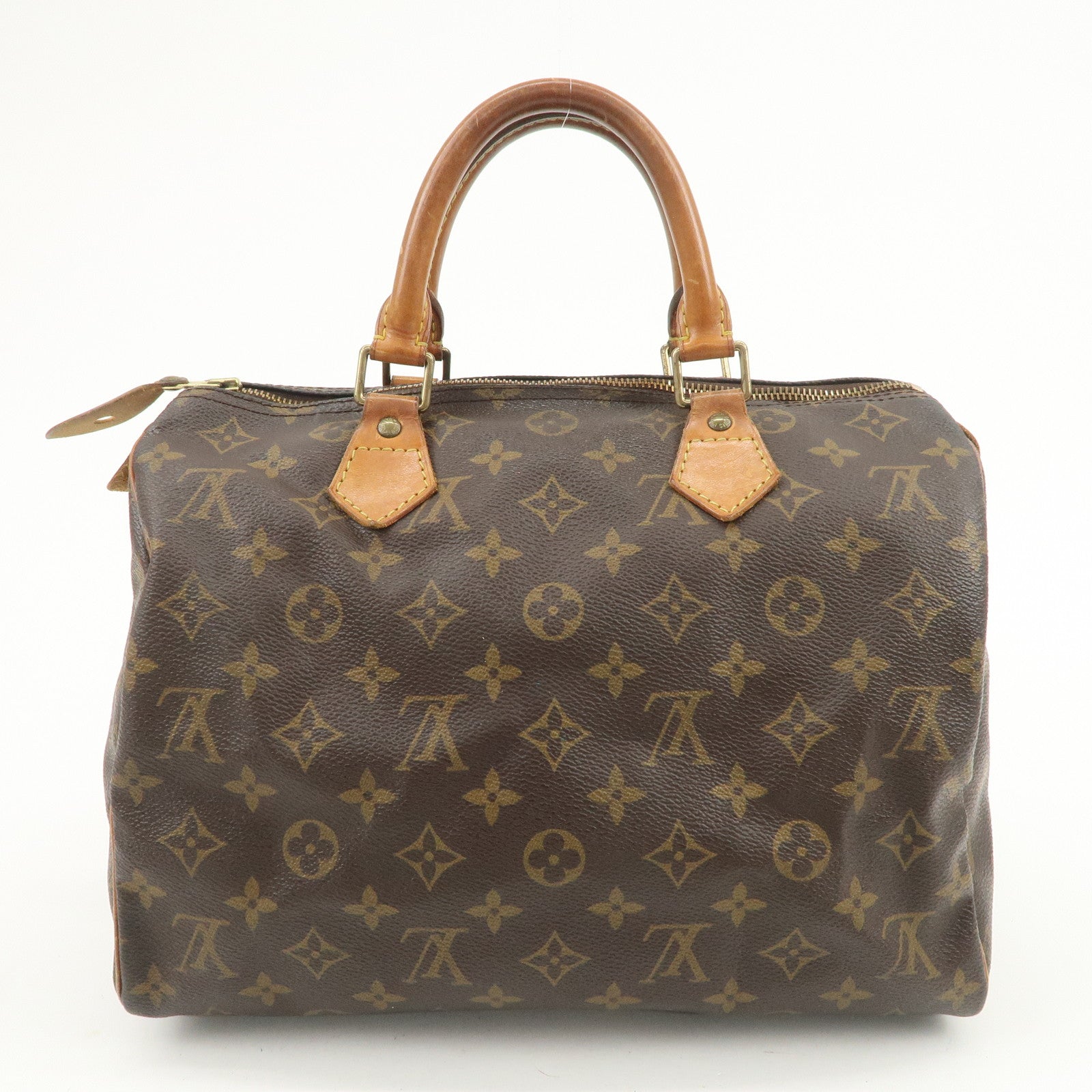 Louis Vuitton Monogram Speedy 30 Boston Bag Hand Bag Brown M41526