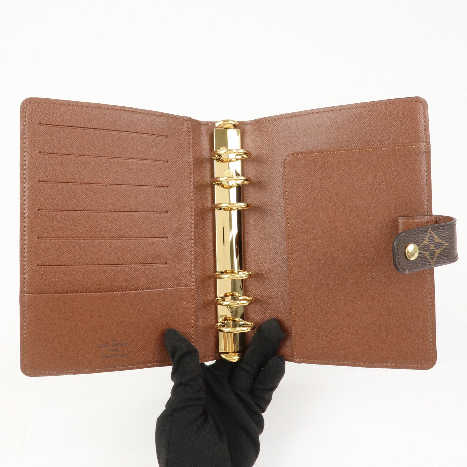 Louis Vuitton Monogram Agenda MM Planner Cover Brown R20105