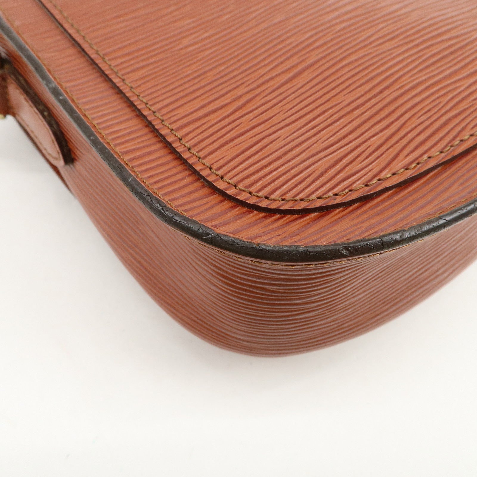 Louis Vuitton Epi Mini Saint Cloud Shoulder Bag Kenya Brown M52213