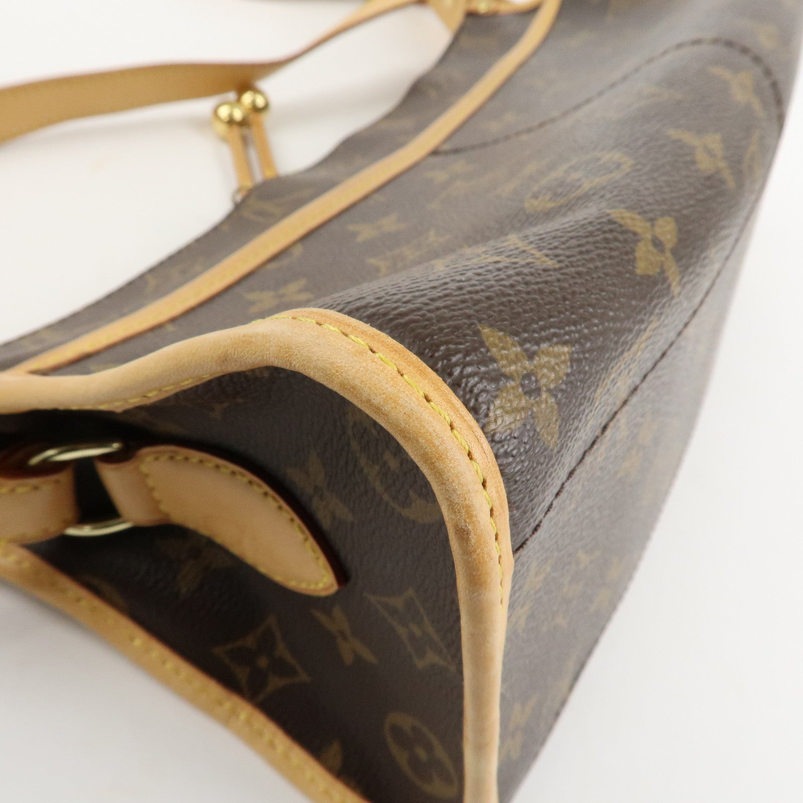 Louis Vuitton Monogram Popincourt Long Shoulder Bag Brown M40008 Used