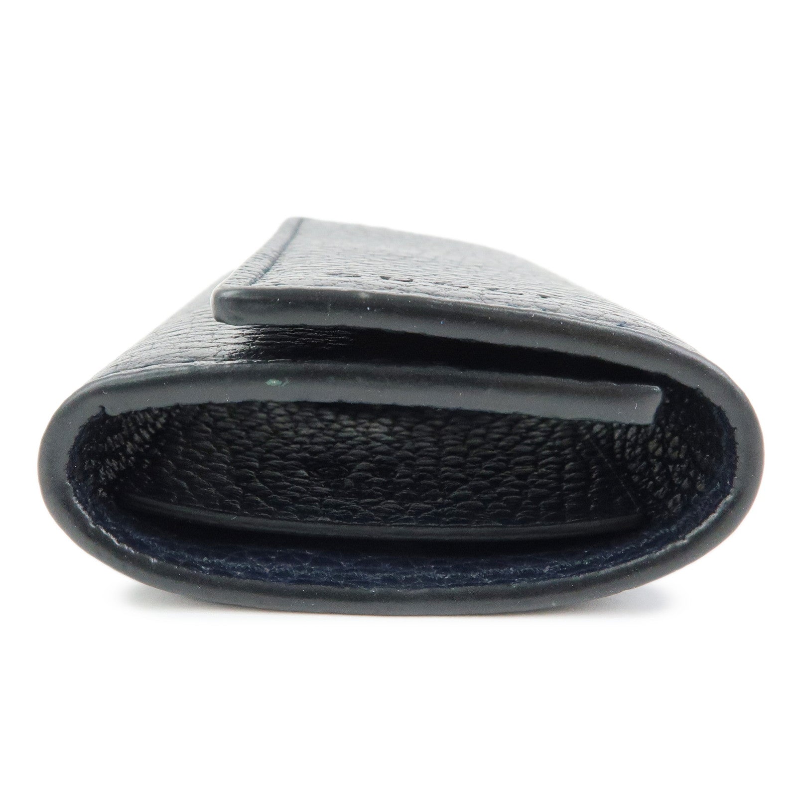 GUCCI Leather 6 Ring Key Case Key Holder Navy 150402