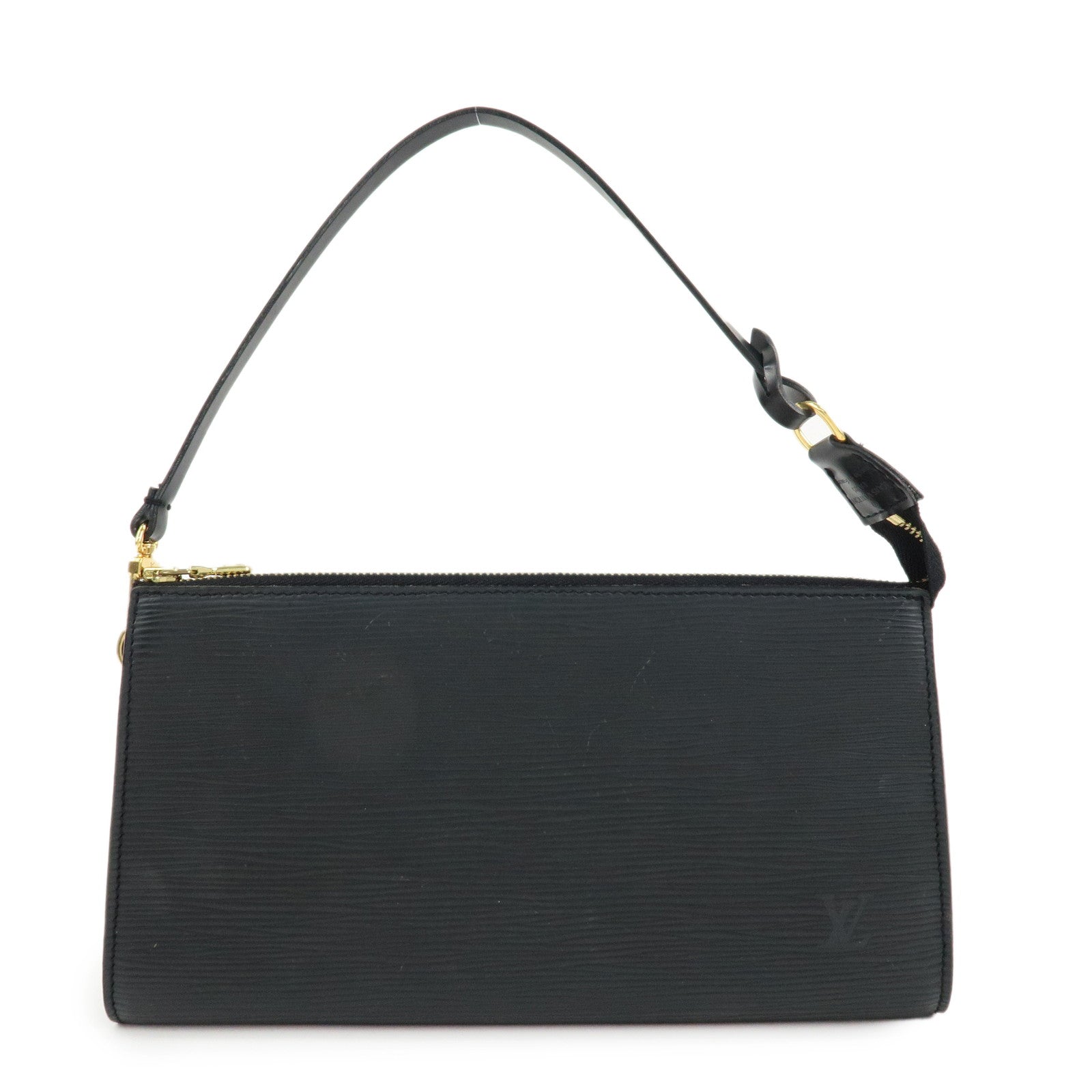 Louis Vuitton Epi Pochette Accessoires Hand Bag Noir M52942 Used