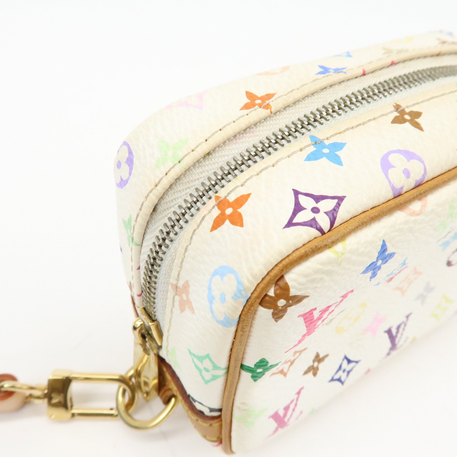 Louis Vuitton Monogram Multicolor Trousse Wapity Pouch Blanc M58033