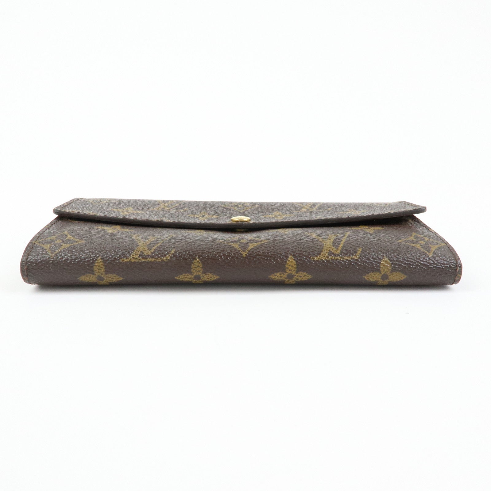 Louis Vuitton Monogram Portefeuille Sarah Long Wallet Brown M61734