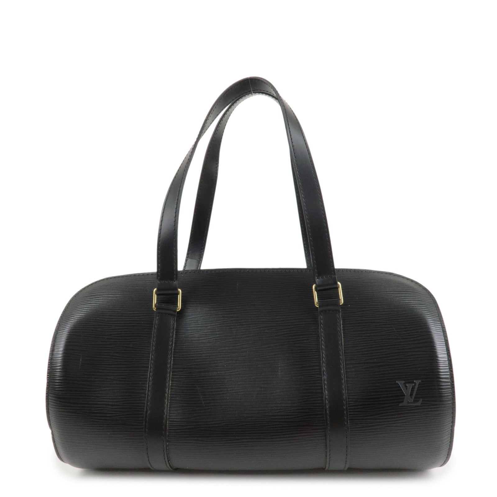 Louis Vuitton Epi Soufflot Hand Bag Shoulder Bag Noir Black M52862