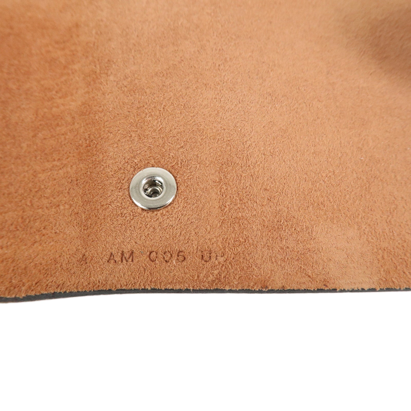 HERMES Ulysse Mini Leather A Stamped Notebook Planner Cover Brown