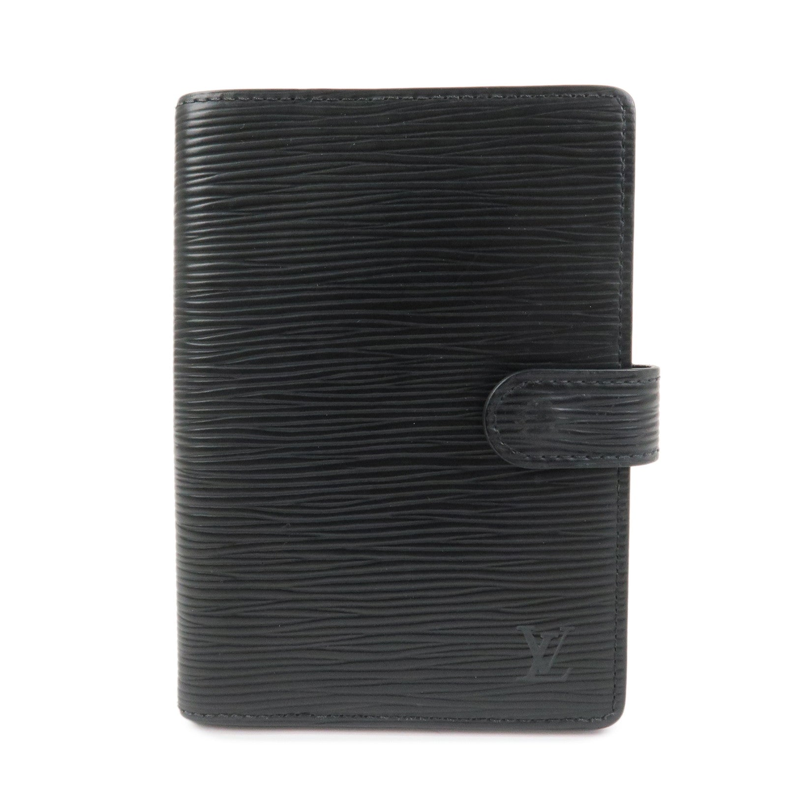 Louis Vuitton Epi Agenda PM Planner Cover Noir R20052