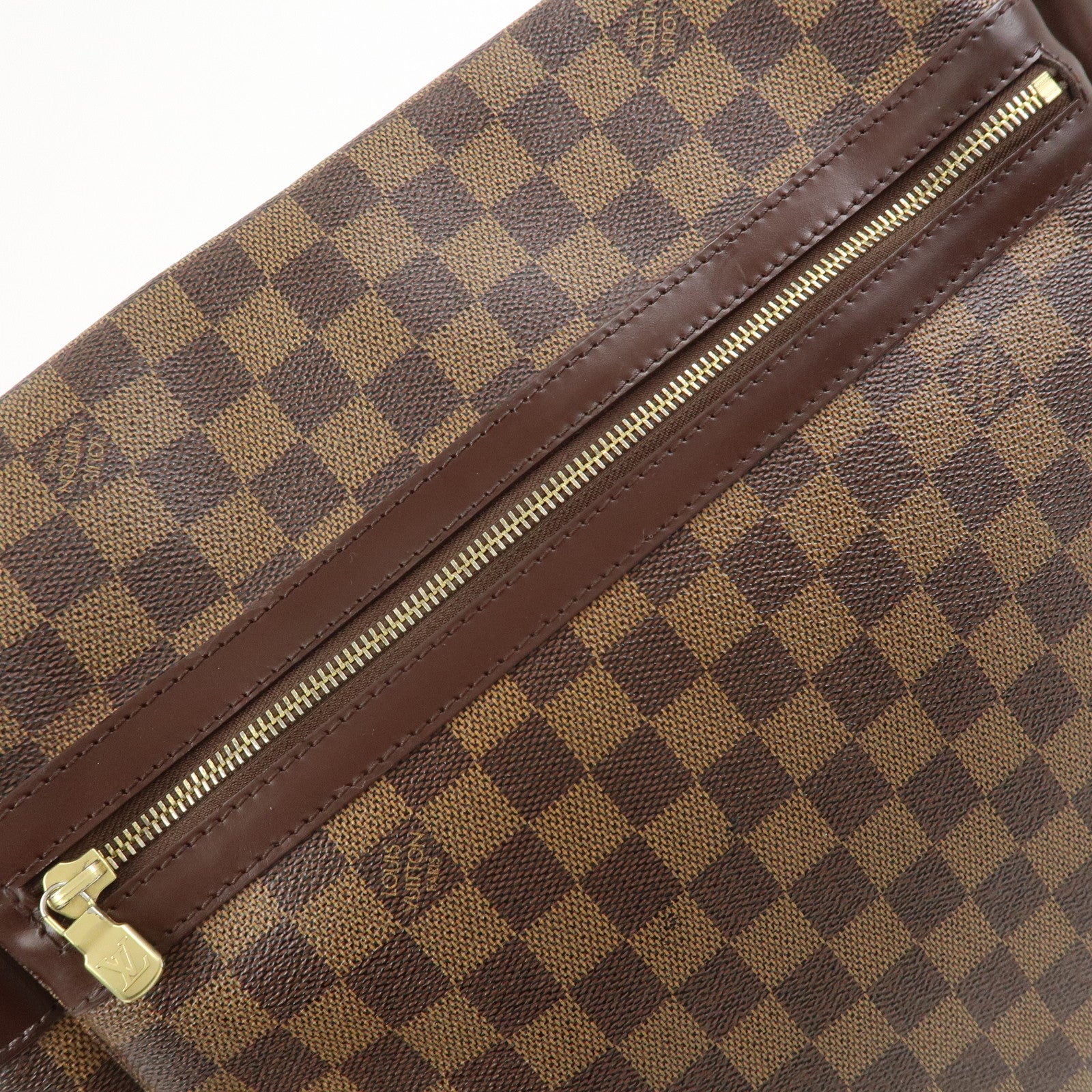 Louis Vuitton Damier Bastille Canvas Shoulder Bag Brown N45258