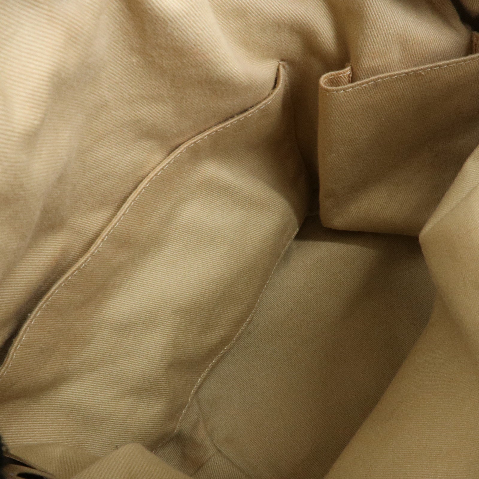 CHANEL Wild Stitch Leather Shoulder Bag Hand Bag Brown Used