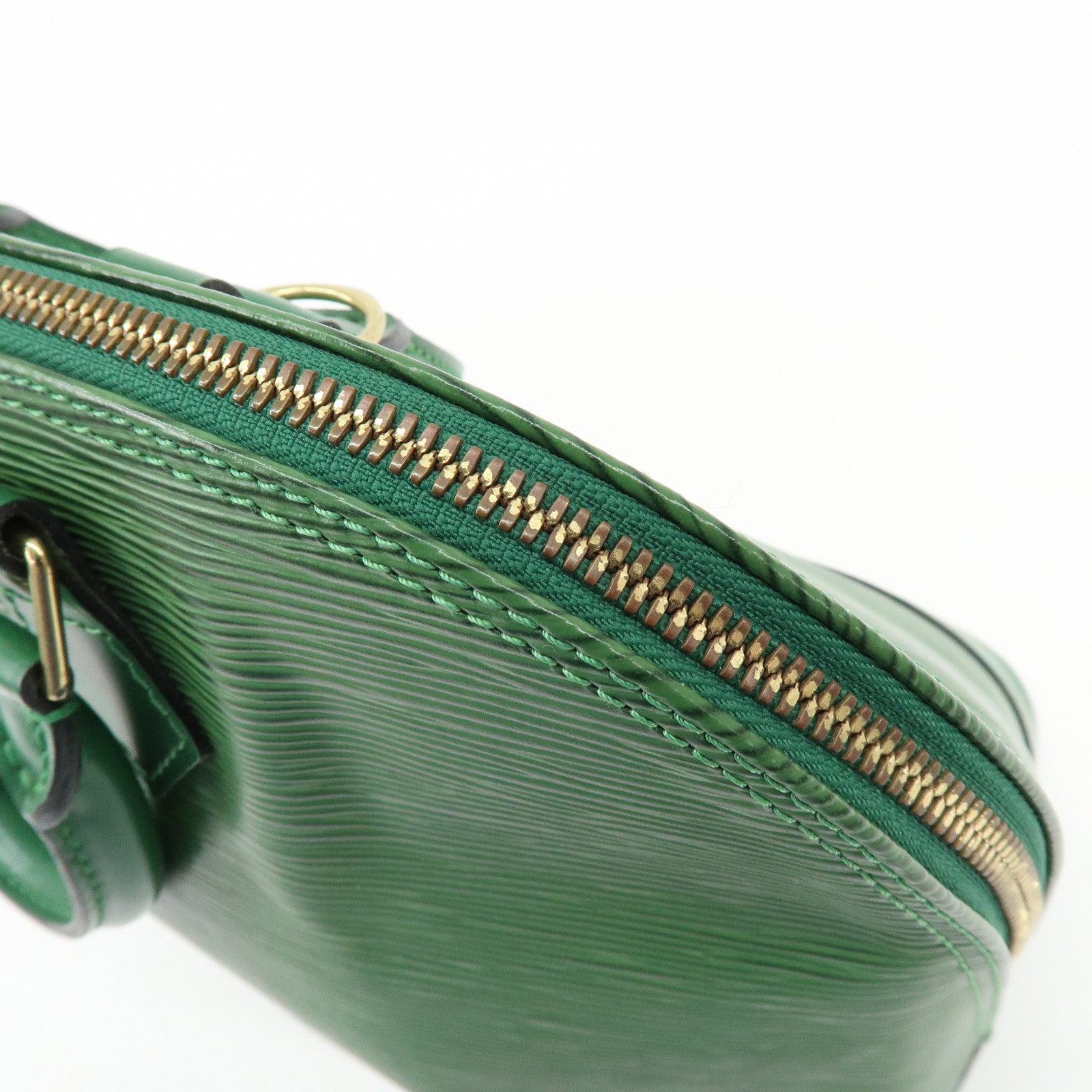 Louis Vuitton Epi Alma Hand Bag Borneo Green M52144