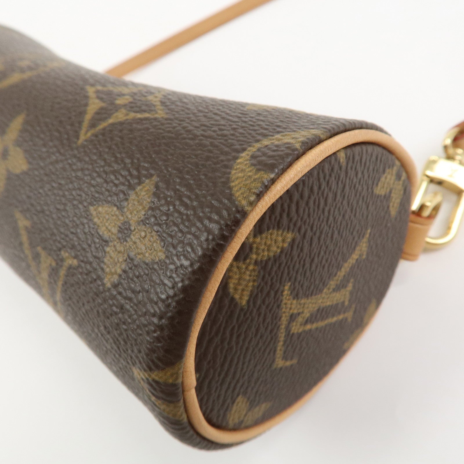Louis Vuitton Monogram Mini Pouch for Papillon Bag Brown