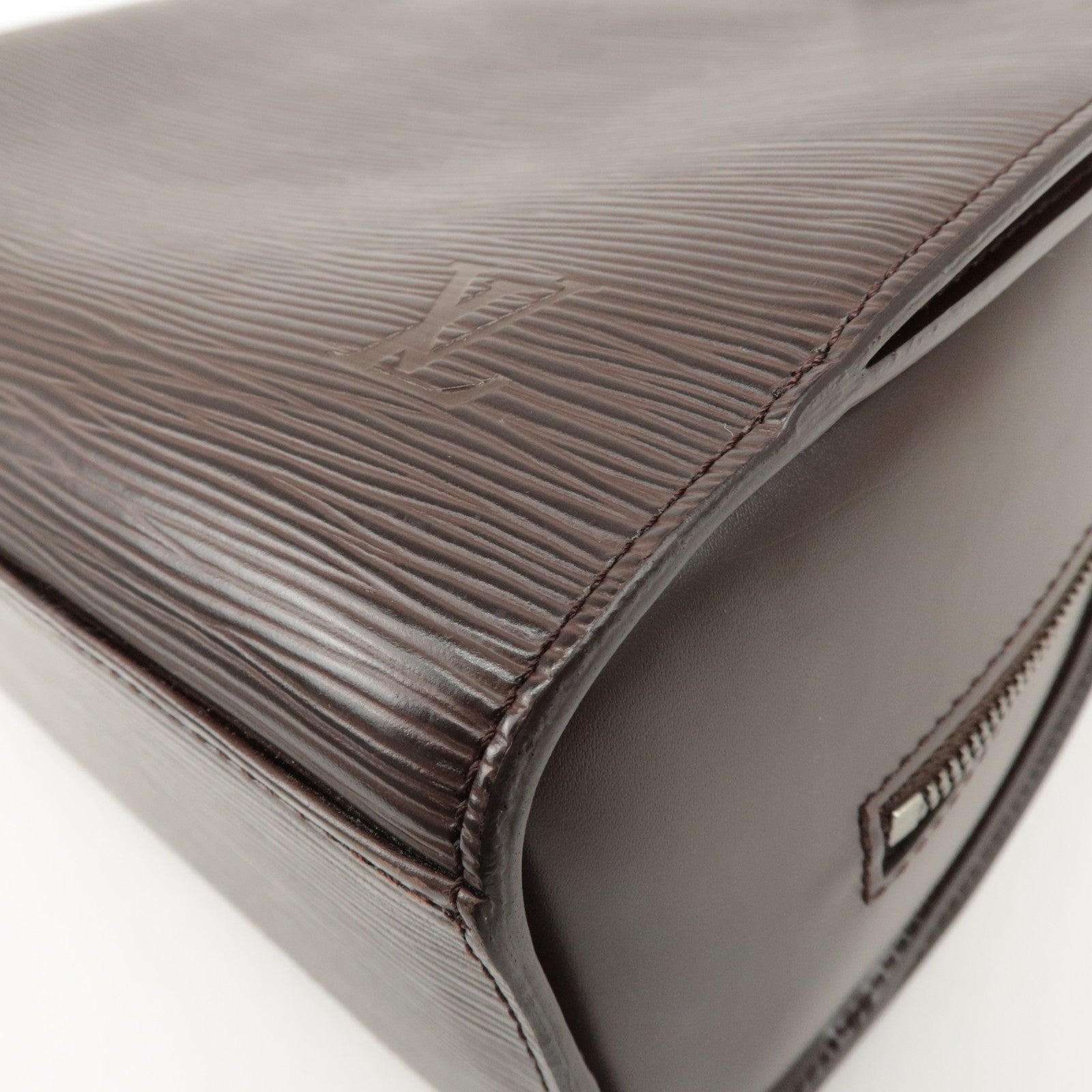 Louis Vuitton Epi Leather Pont Neuf Hand Bag Mocha Brown M5205D Used