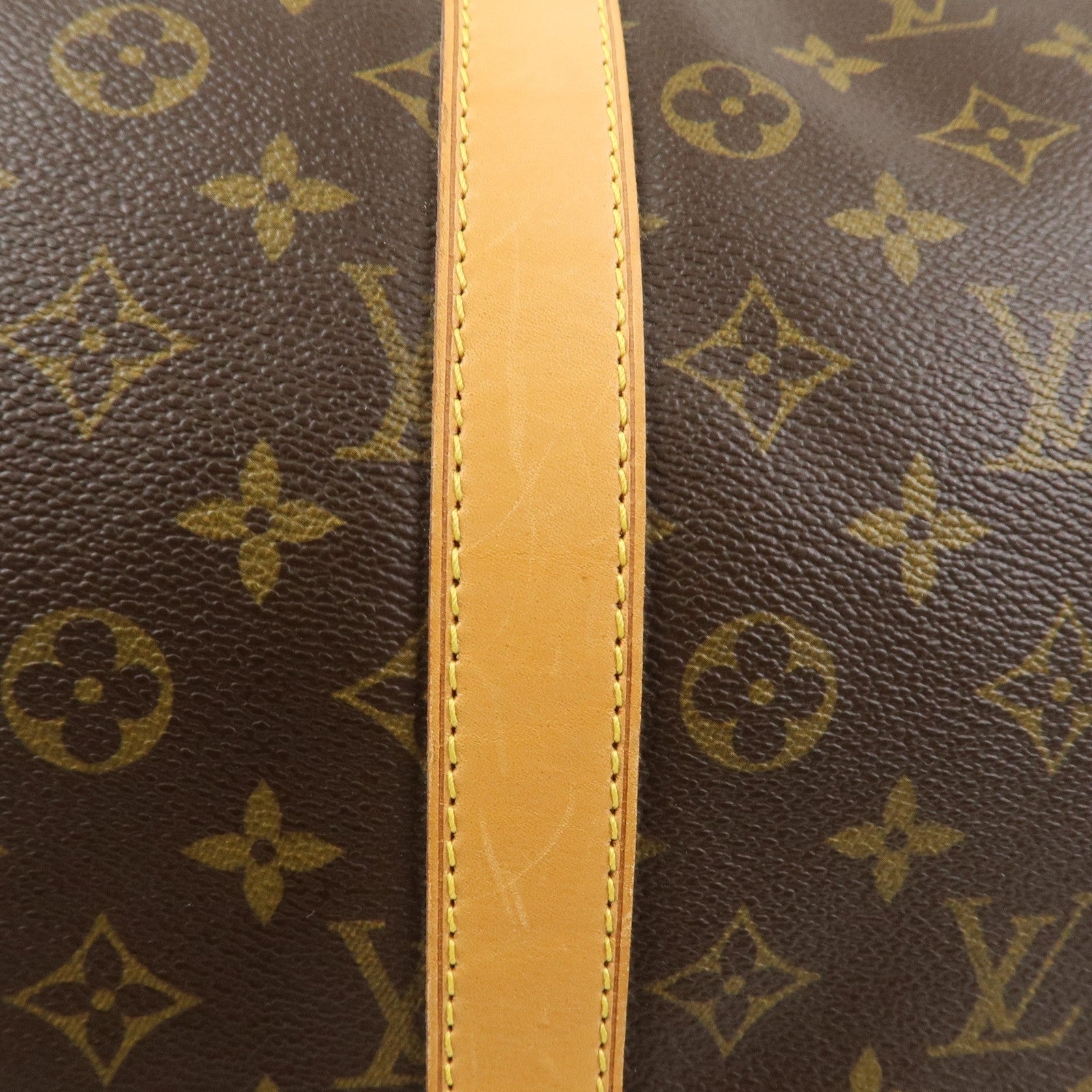 Louis Vuitton Monogram Keep All 55 Bandouliere Boston Bag M56714
