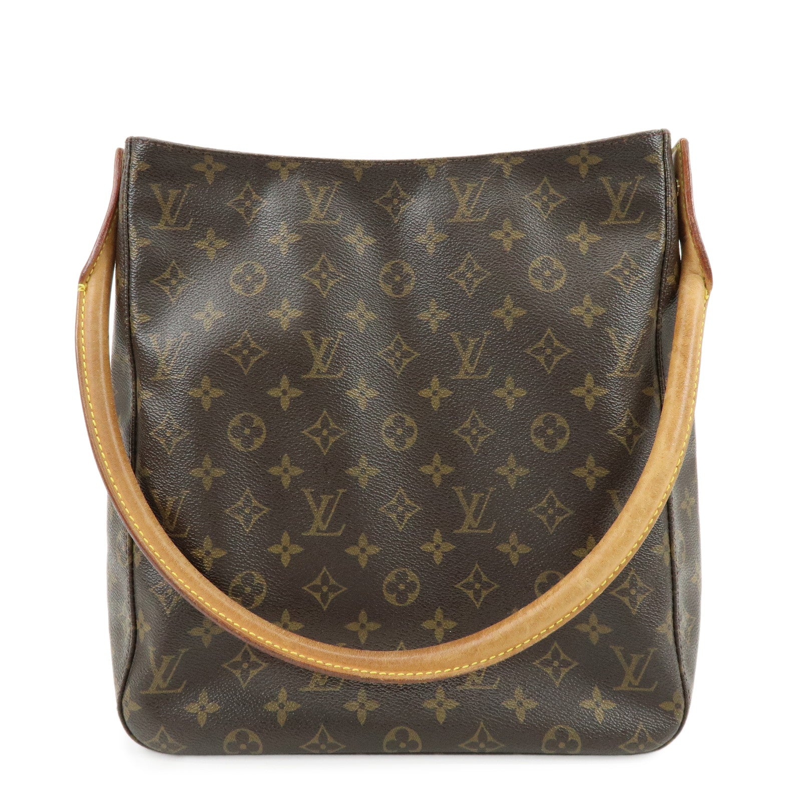 Louis Vuitton Monogram Looping GM Shoulder Bag Brown M51145