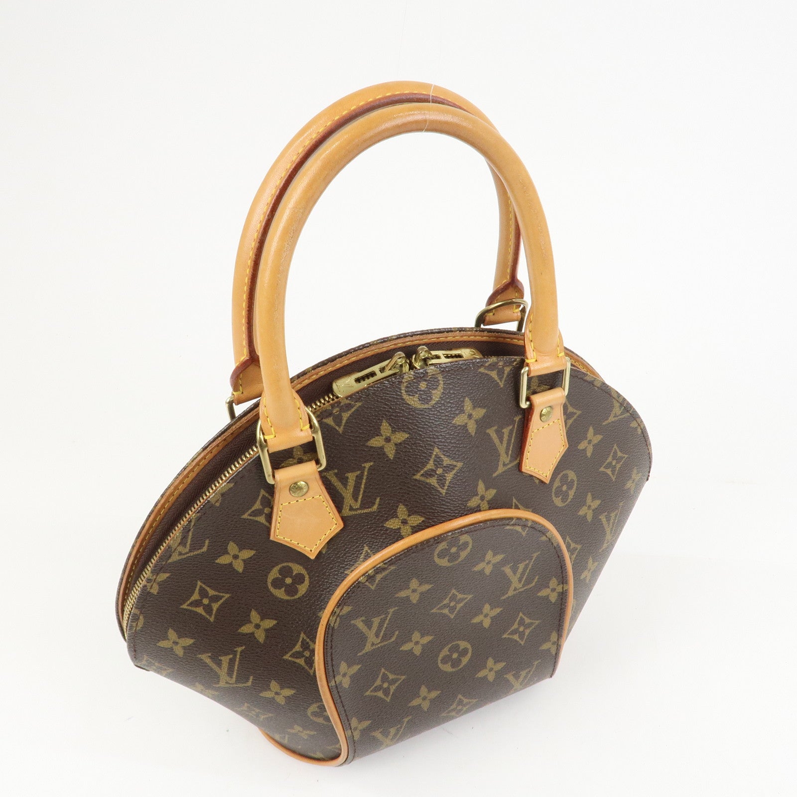 Louis Vuitton Monogram Ellipse PM Hand Bag Brown M51127