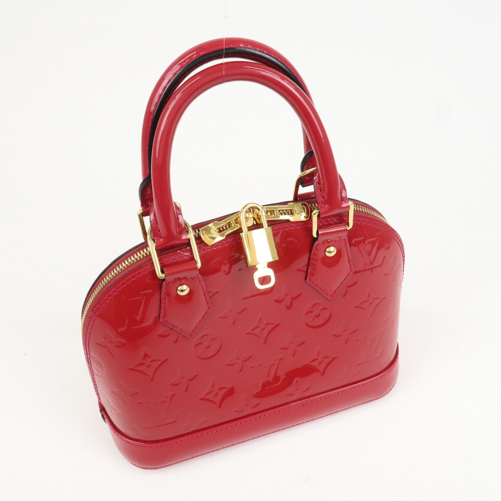 Louis Vuitton Monogram Vernis Alma BB 2Way Bag Hand Bag M91771