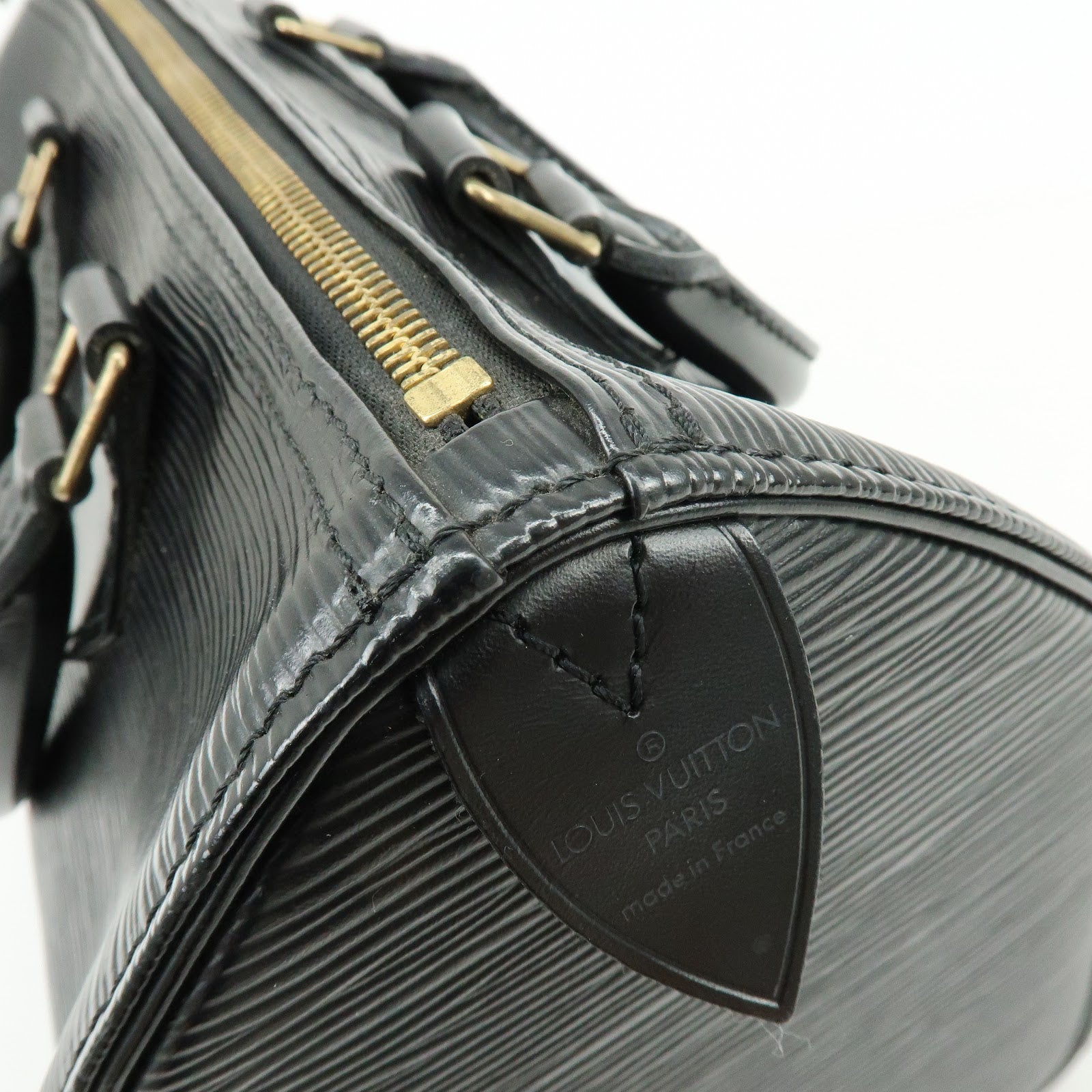 Louis Vuitton Epi Leather Speedy 25 Hand Bag Boston Bag Noir M59032