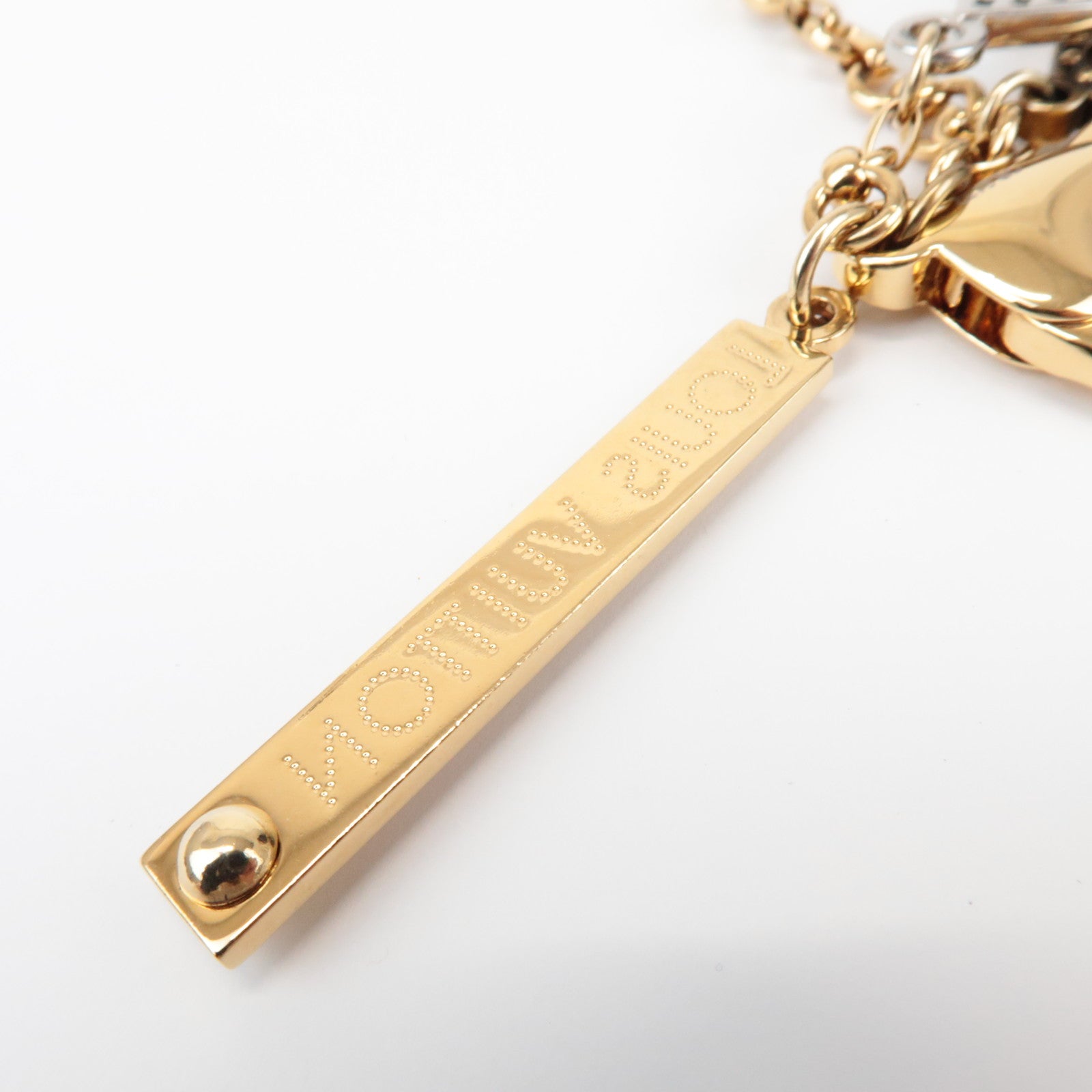 Louis Vuitton Bijoux Sac Tabage Bag Charm Gold Silver M65722