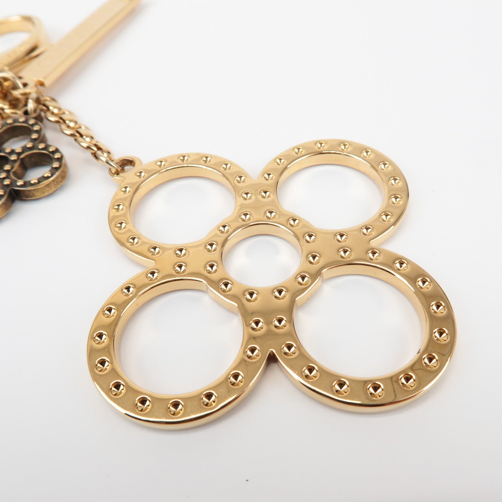 Louis Vuitton Bijoux Sac Tabage Bag Charm Gold Silver M65722