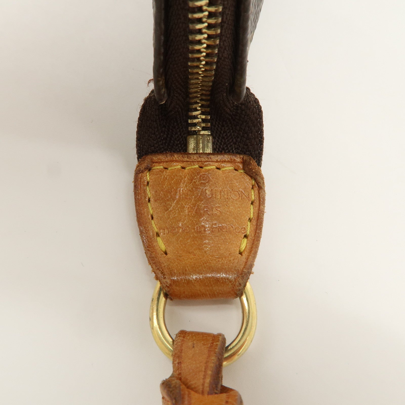 Louis Vuitton Monogram Pochette Accessoires Pouch Hand Bag M51980 Used