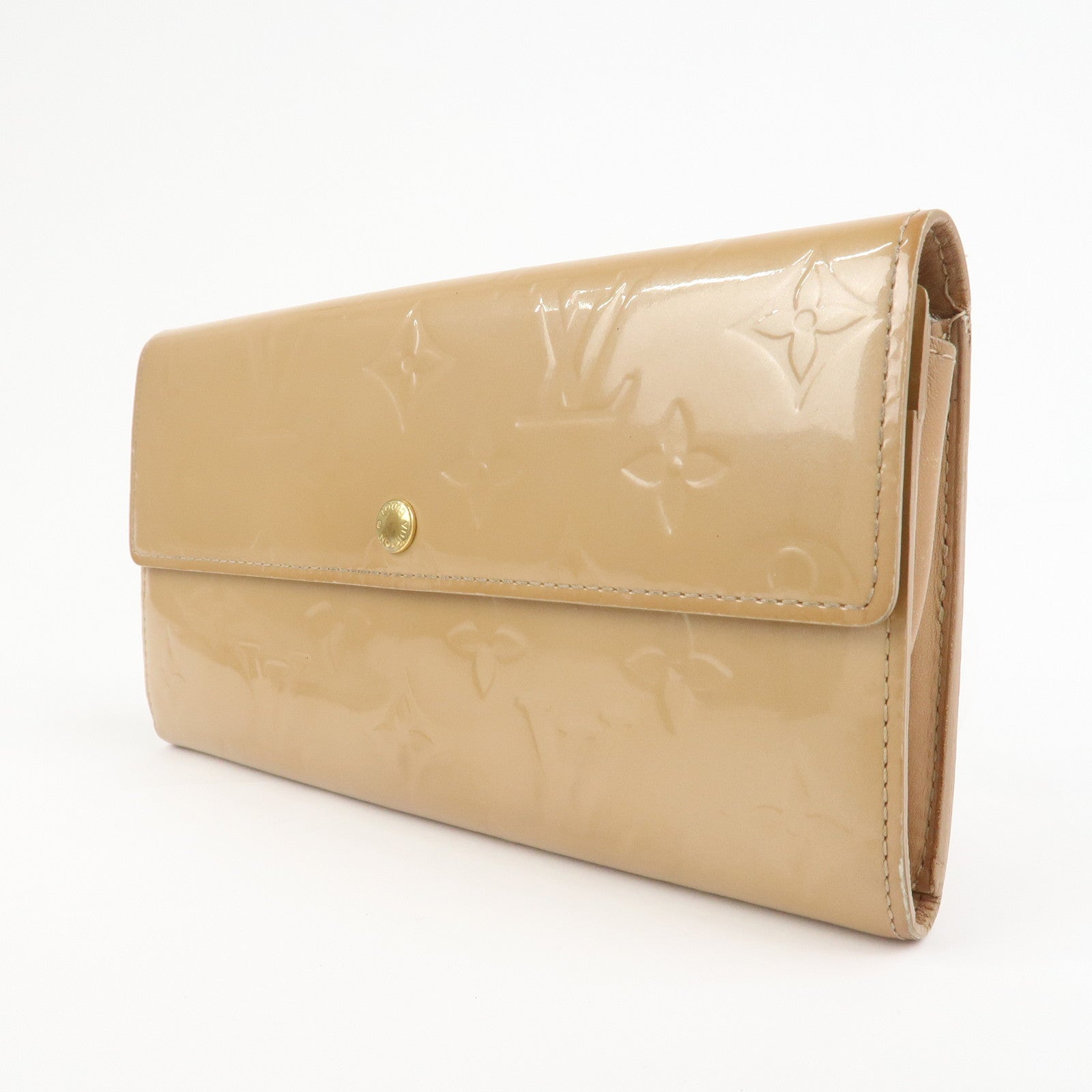 Louis Vuitton Monogram Vernis Leather Portemonnaie Credit M91380