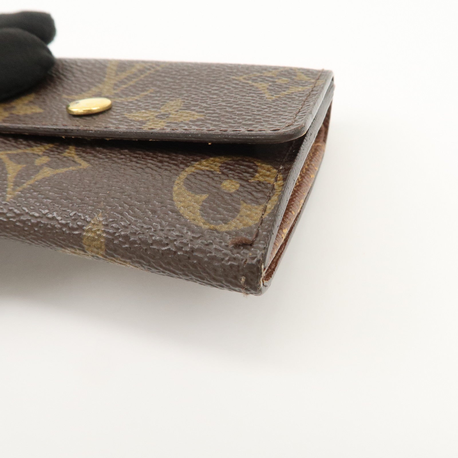 Louis Vuitton Monogram Set of 2 Canvas Coin Case M61930 M61970 Used
