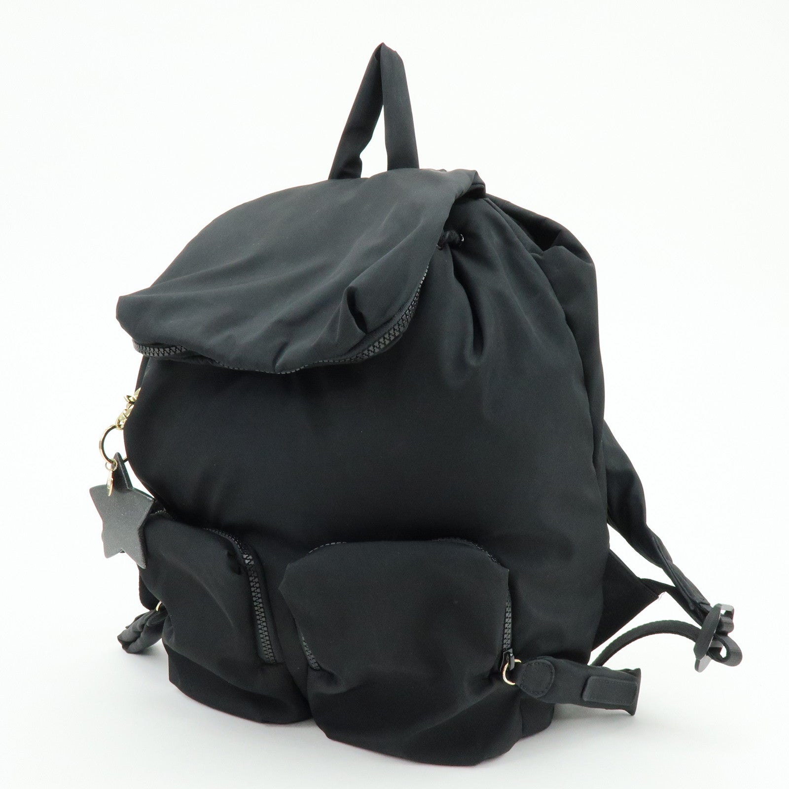 Chloe See by Chloe Nylon Back Pack Star Black