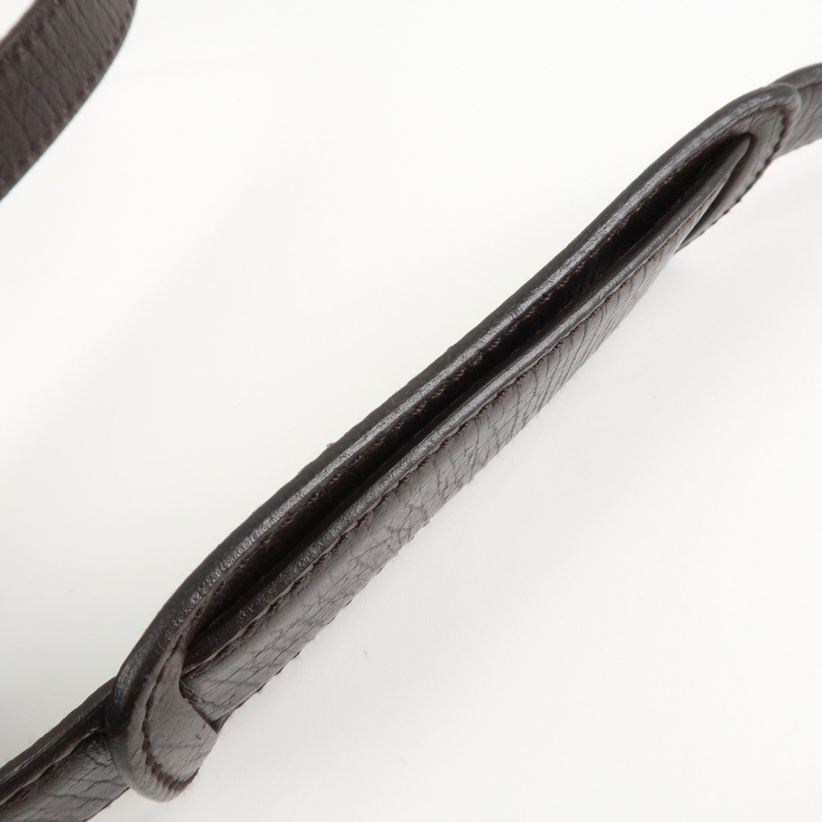 GUCCI Horsebit Sherry GG Canvas Leather Shoulder Bag Brown 17004