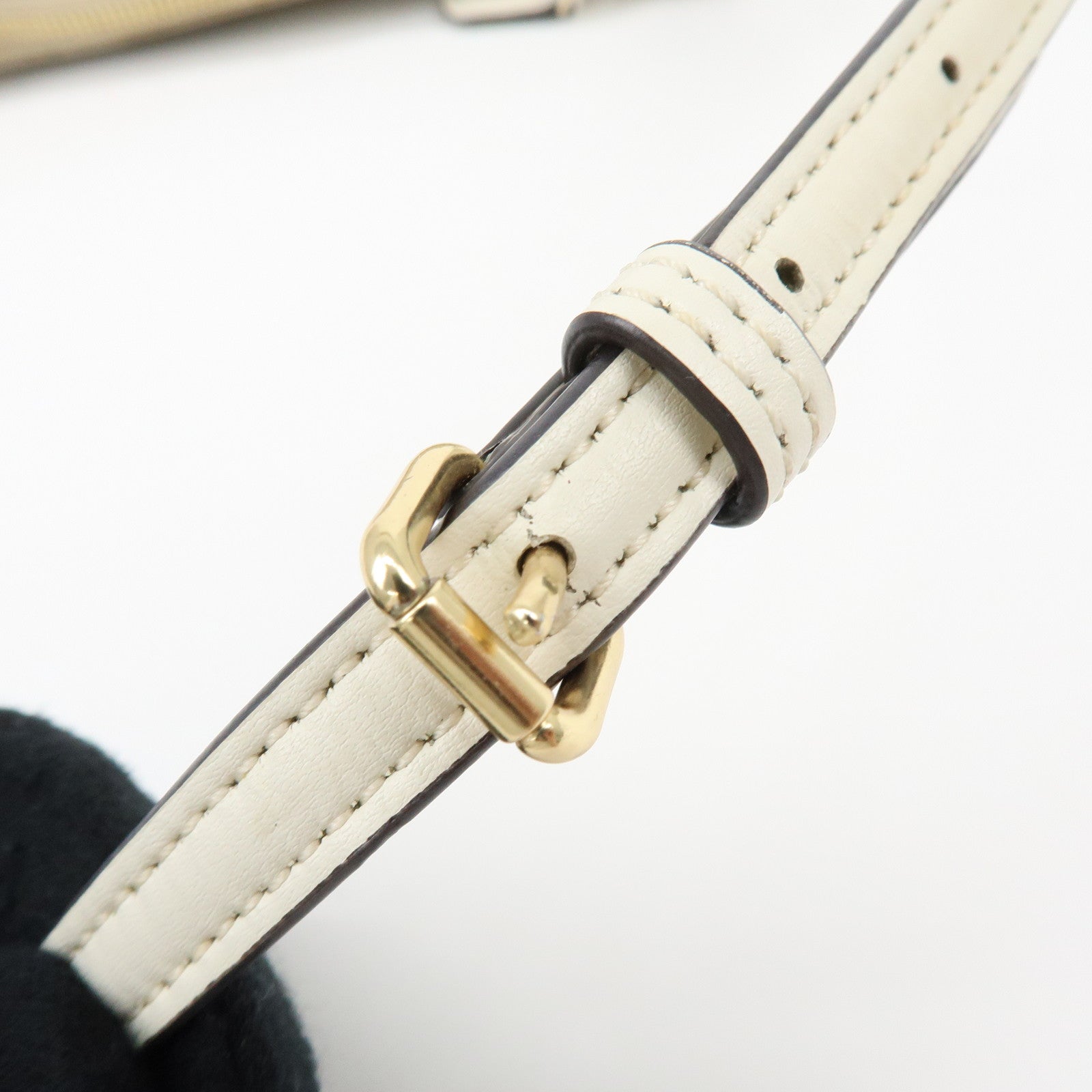 COACH Signature PVC Leather Shoulder Crossbody Bag Beige White