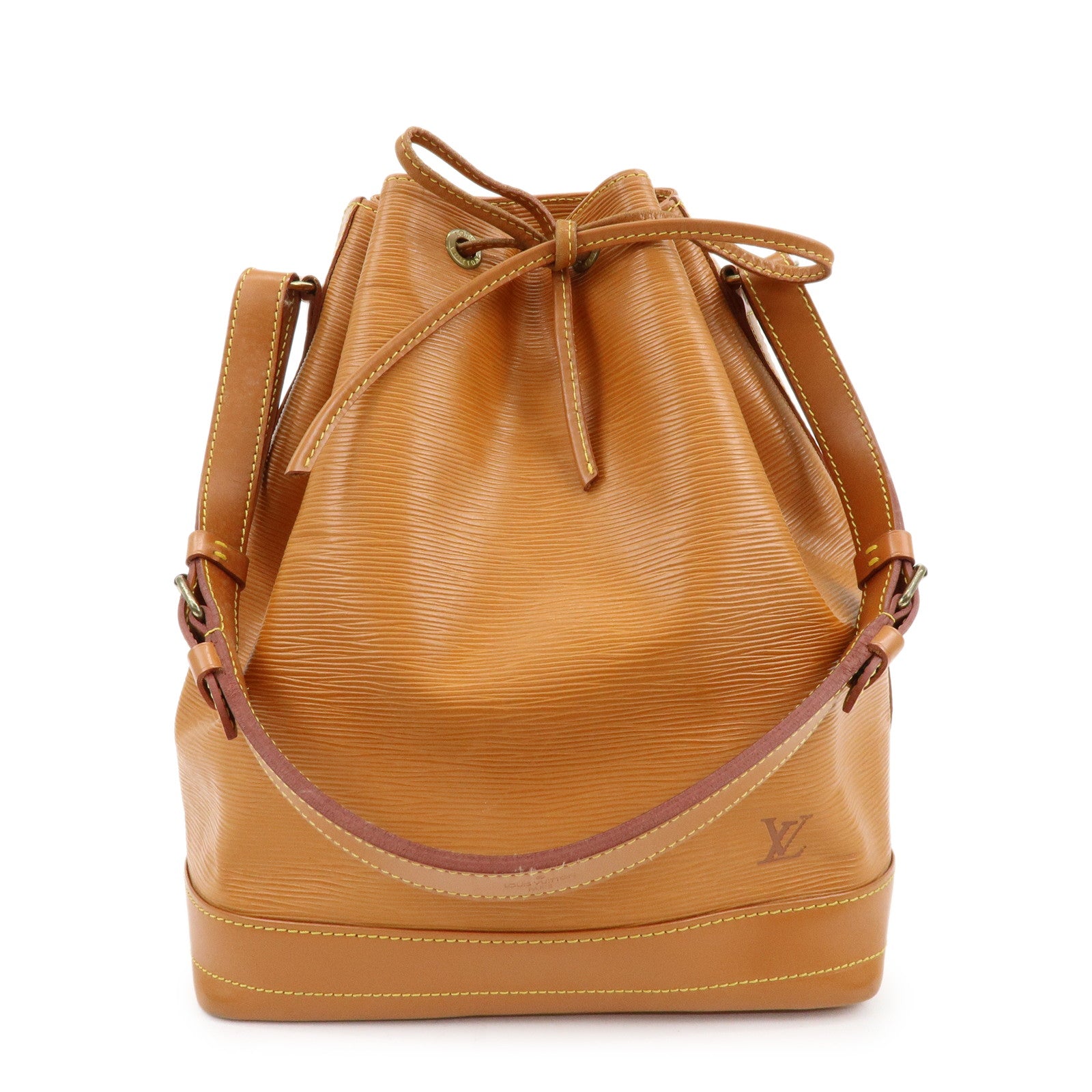 Louis Vuitton Epi Leather Noe Shoulder Bag Zipang Gold M44008