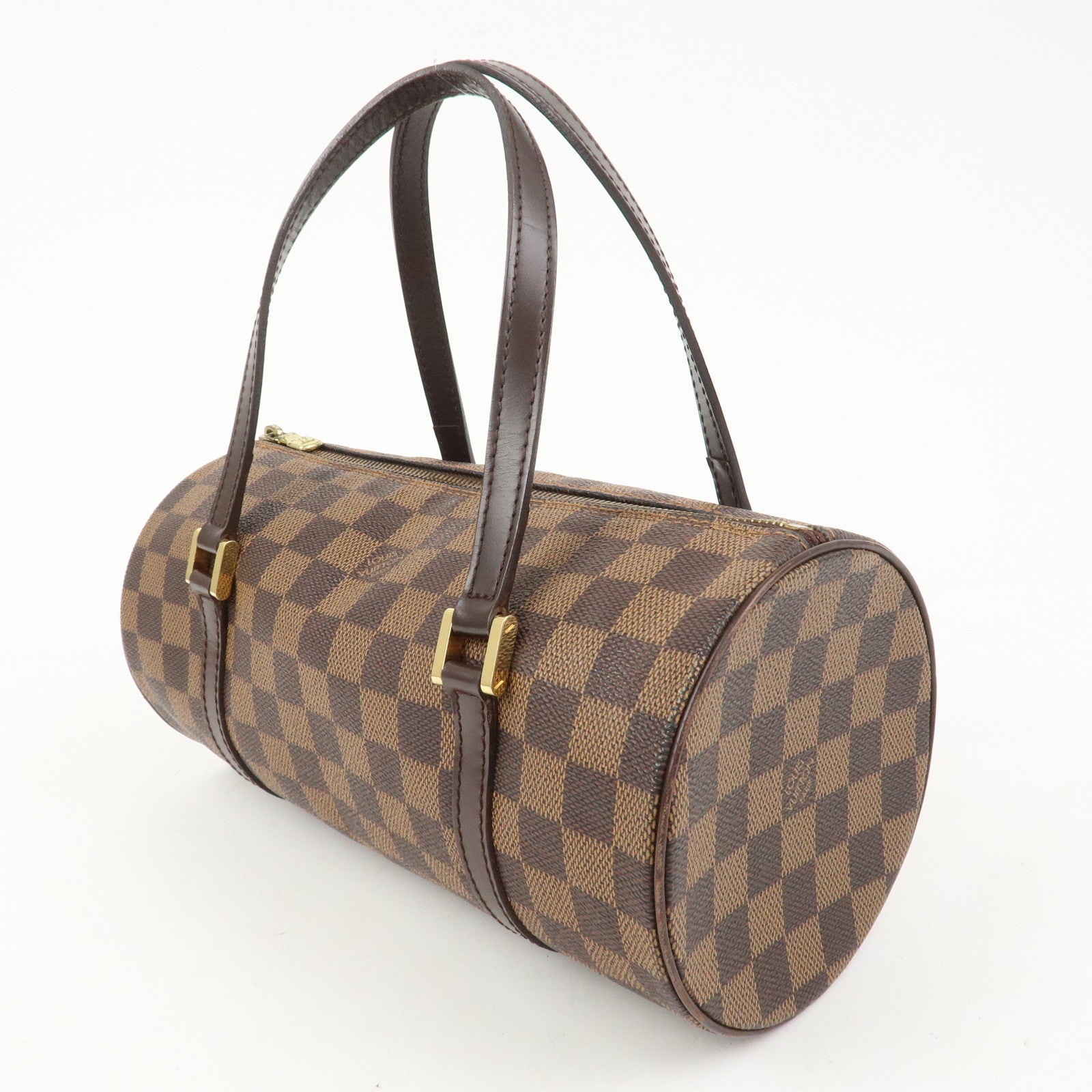 Louis Vuitton Damier Ebene Papillon 26 Hand Bag Brown N51304