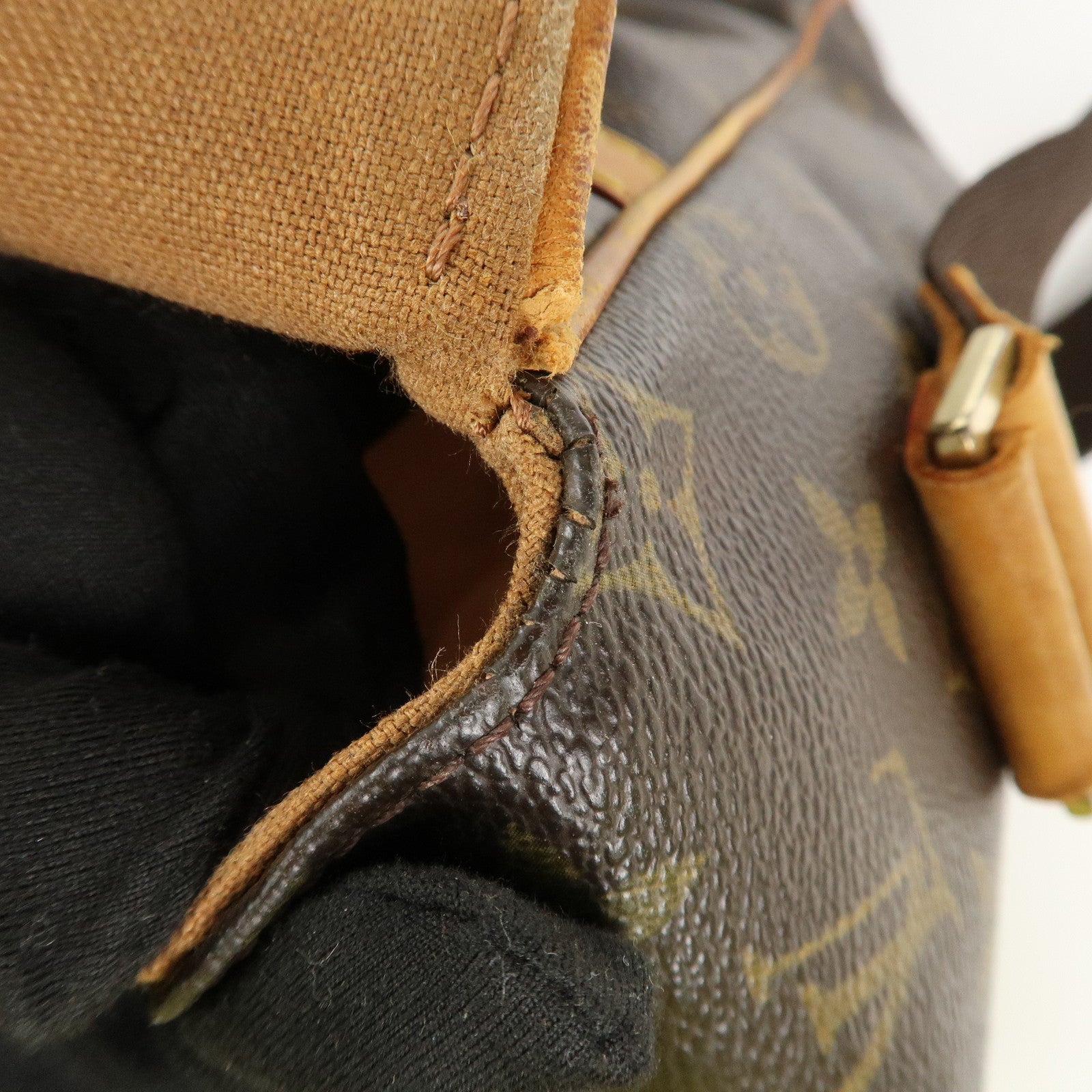 Louis Vuitton Monogram Abbesses Messenger Bag Brown M45257 Used