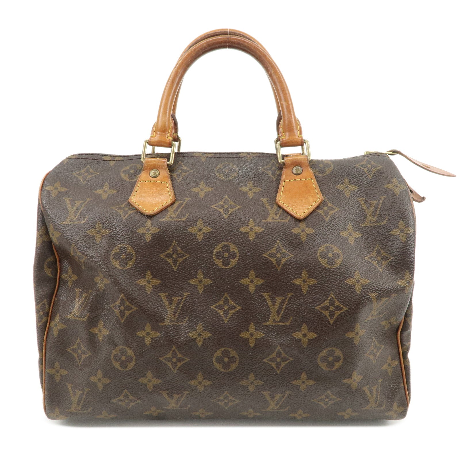 Louis Vuitton Monogram Speedy 30 Boston Bag Hand Bag Brown M41526
