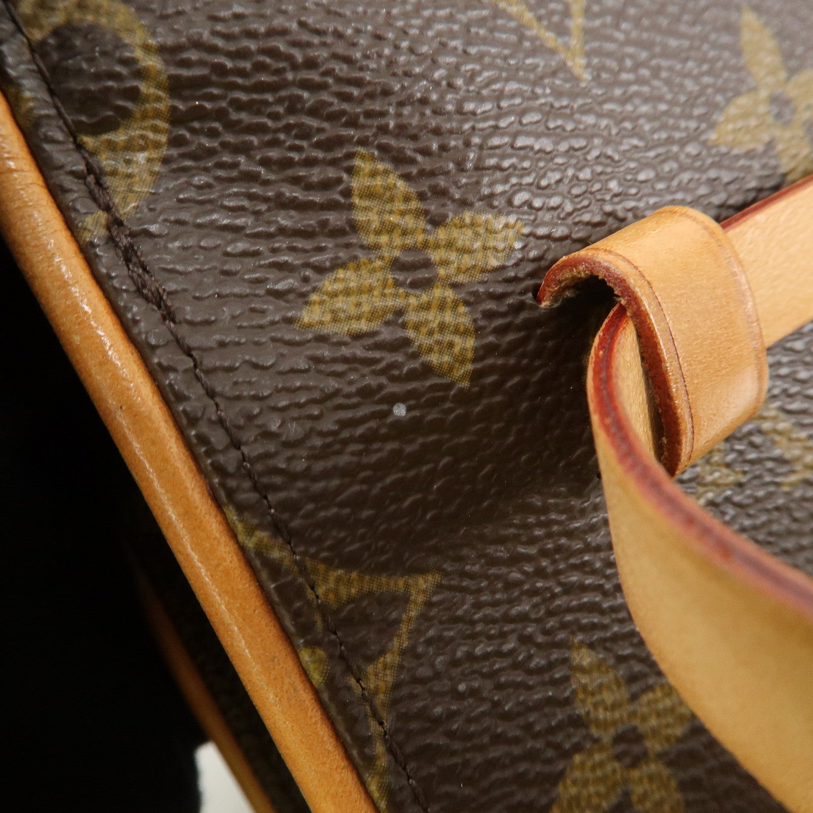 Louis Vuitton Monogram Pochette Florentine Waist Bag Belt XS M51855 Used