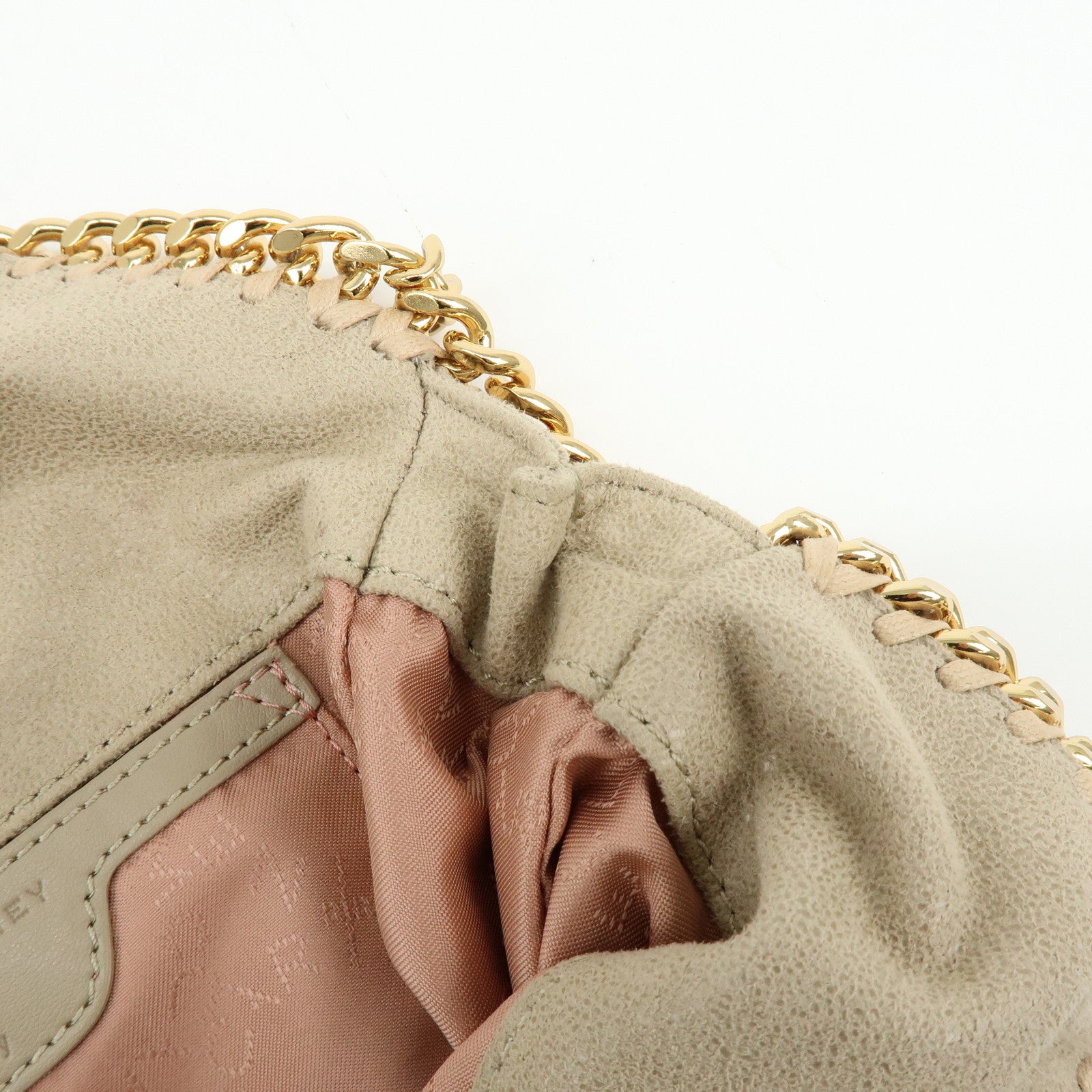 STELLA MCCARTNEY Polyester Shoulder Bag Crossbody Bag Beige