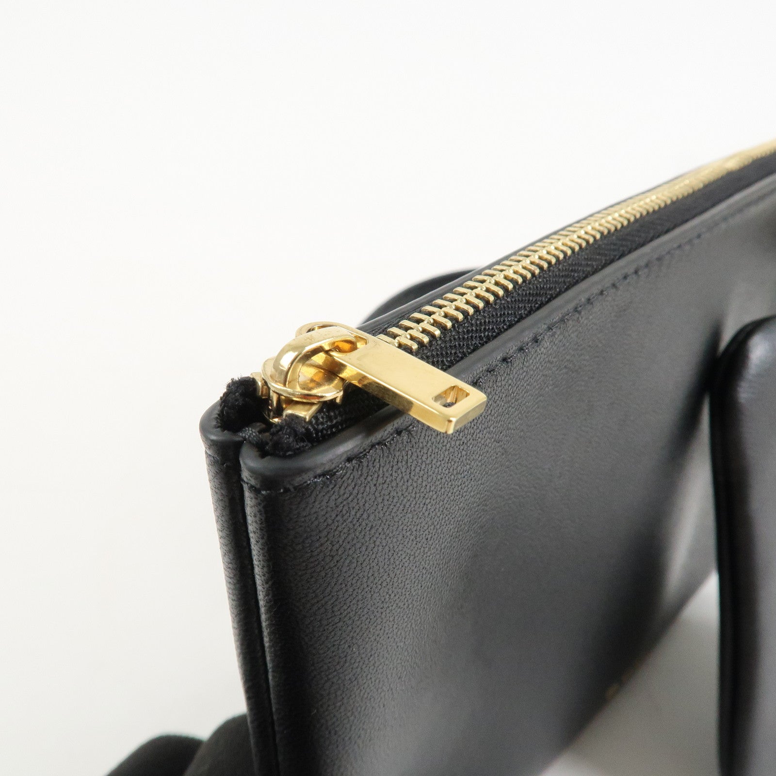 JIL SANDER Leather 2Way Shoulder Hand Bag Black J08WG0009P Used