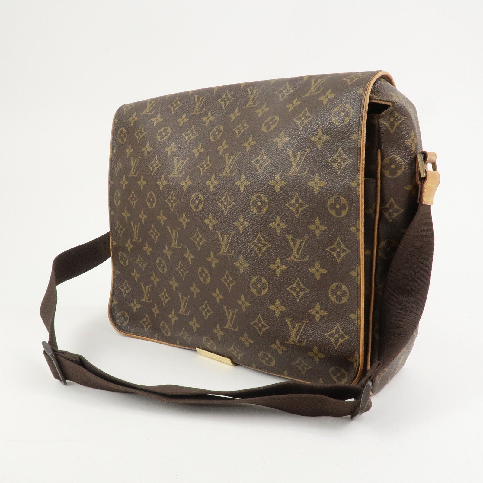 Louis Vuitton Monogram Abbesses Messenger Bag Brown M45257