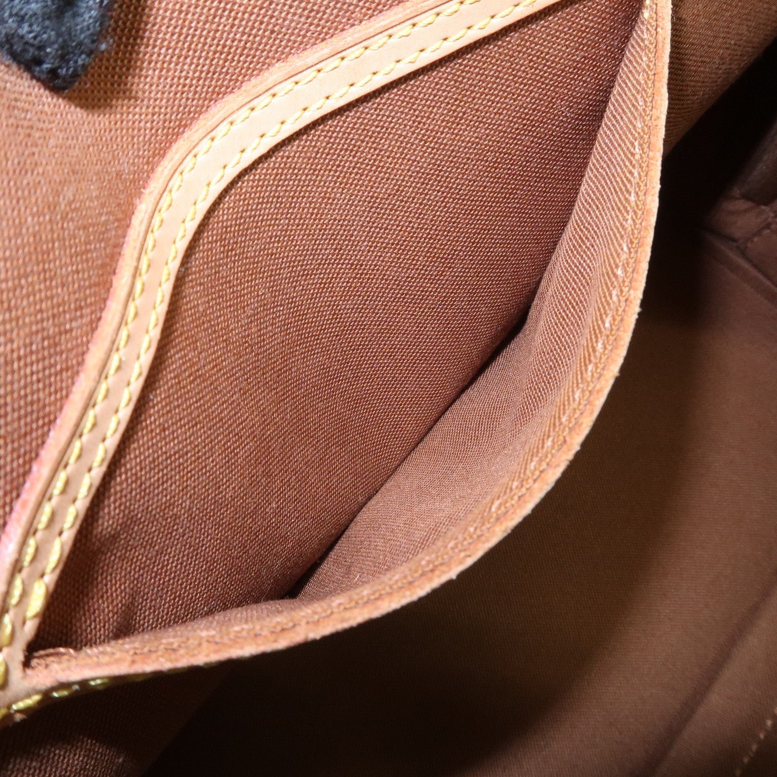Louis Vuitton Monogram Alma PM Hand Bag Brown M51130 Used