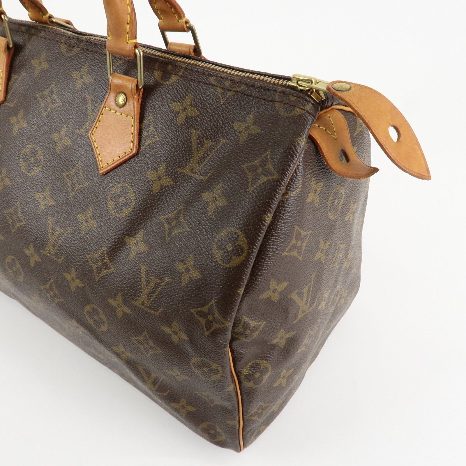Louis Vuitton Monogram Speedy 35 Hand Bag Boston Bag M41524 Used