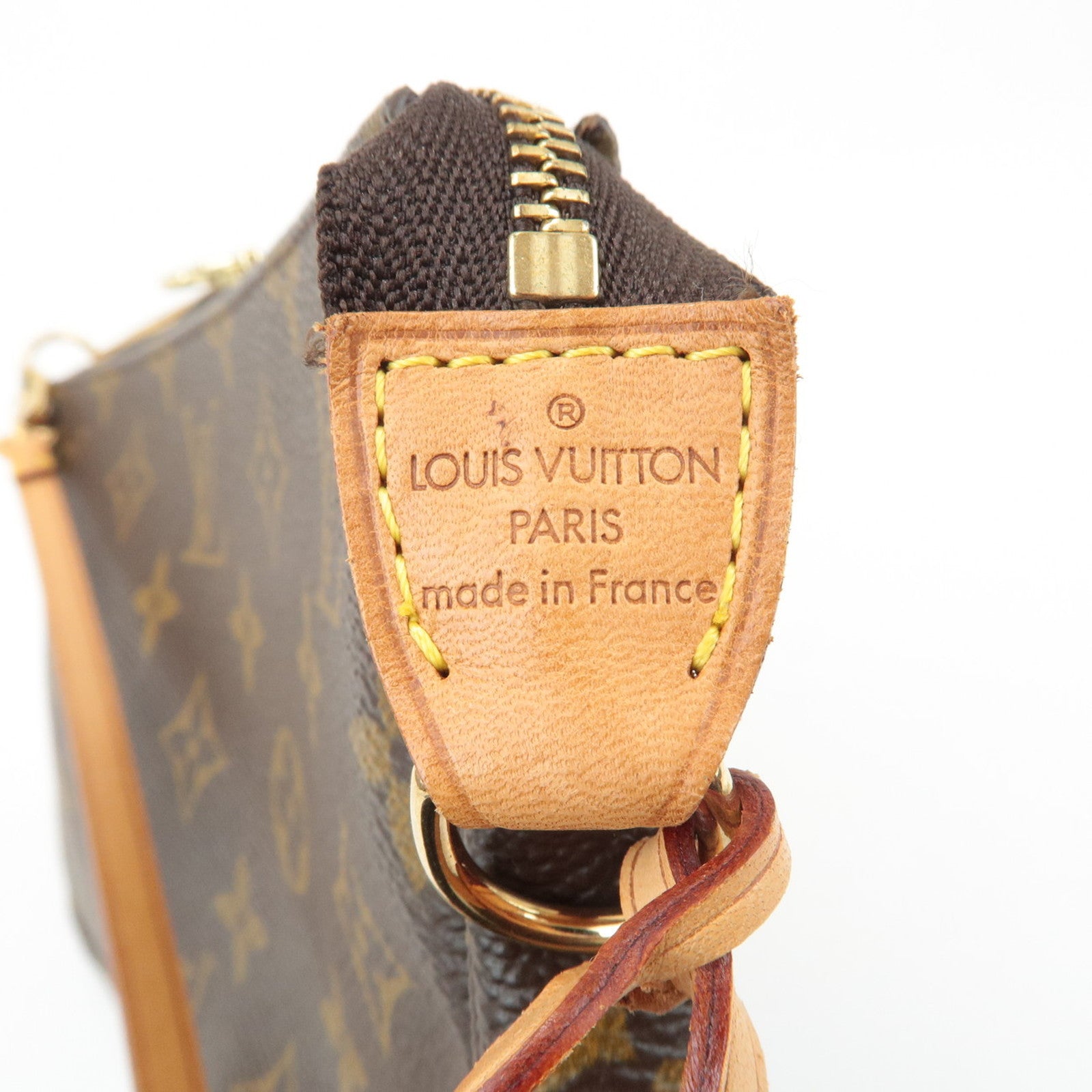 Louis Vuitton Monogram Pochette Accessoires Hand Bag Brown M51980