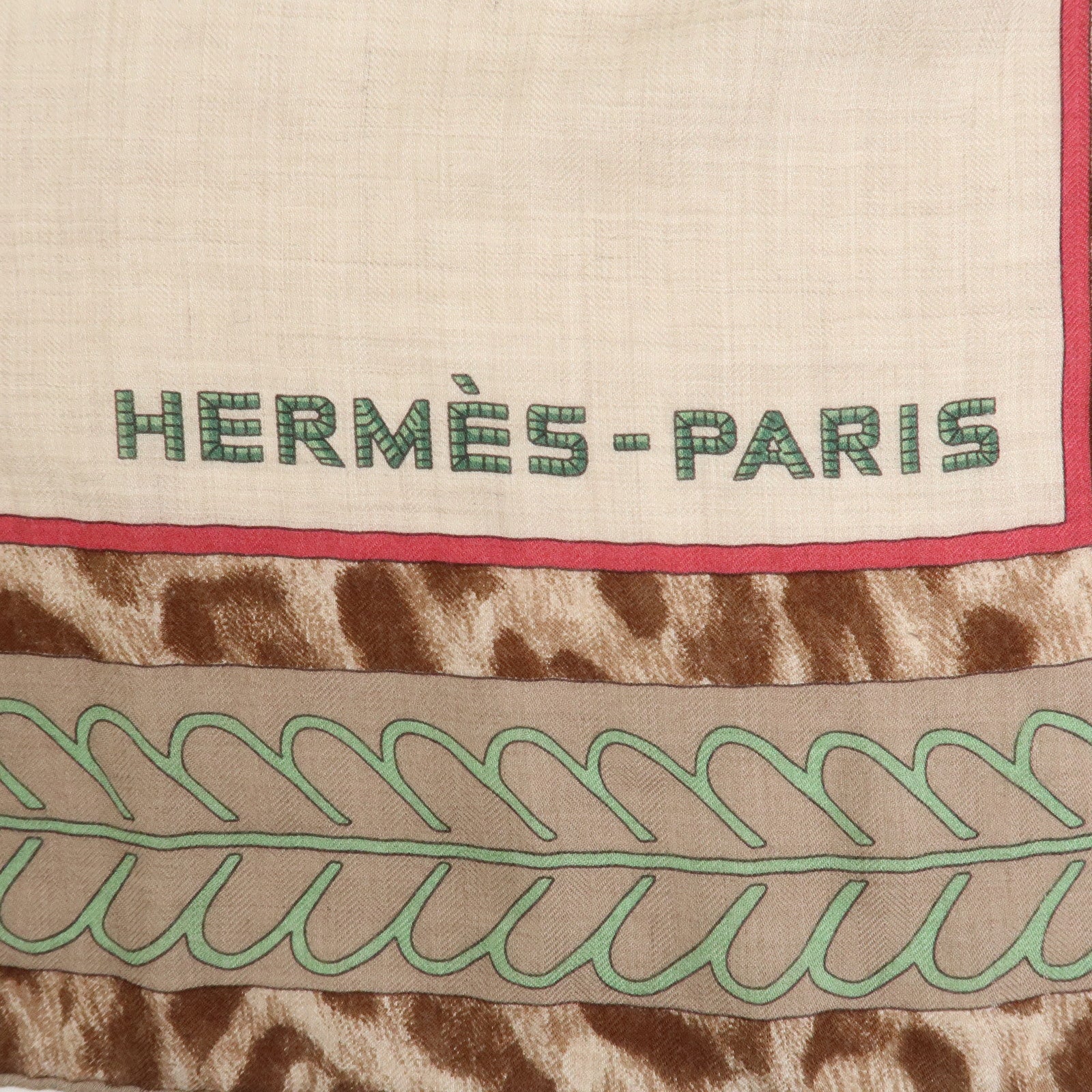 HERMES Carre Geant Cashmere Scarf SELLE D'OFFICIER EN GRANDE TENUE