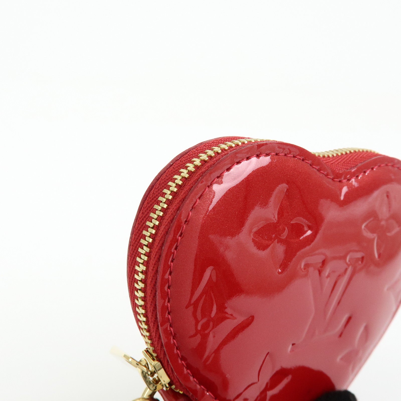 Louis Vuitton Monogram Vernis Porte Monnaie Coeur Coin Case M93562